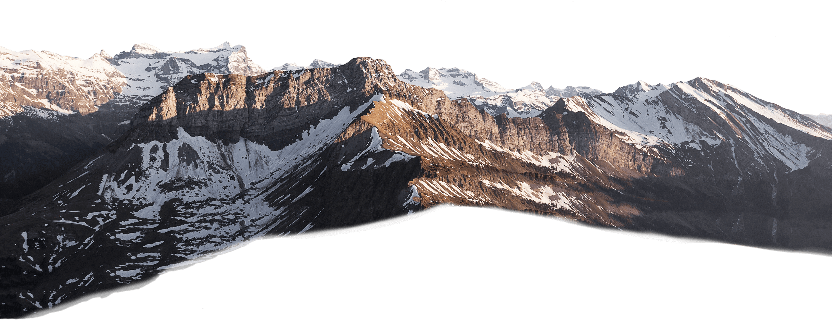 Silueta montaña