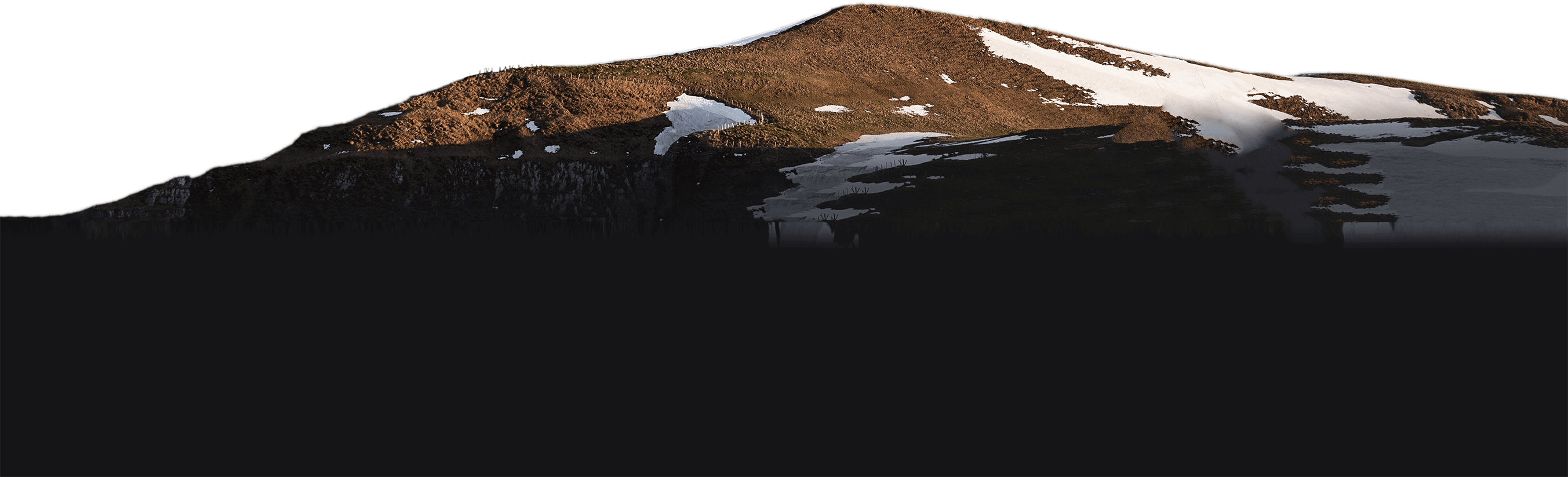 Silueta montaña